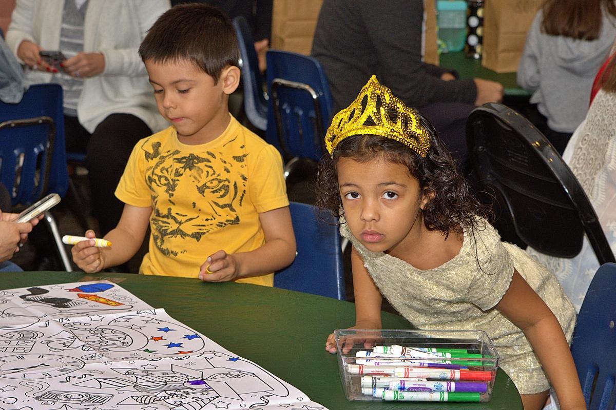 Coloring their way into the new year