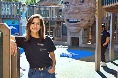 Andrea Virgin at Sugar Sand's Science Playground