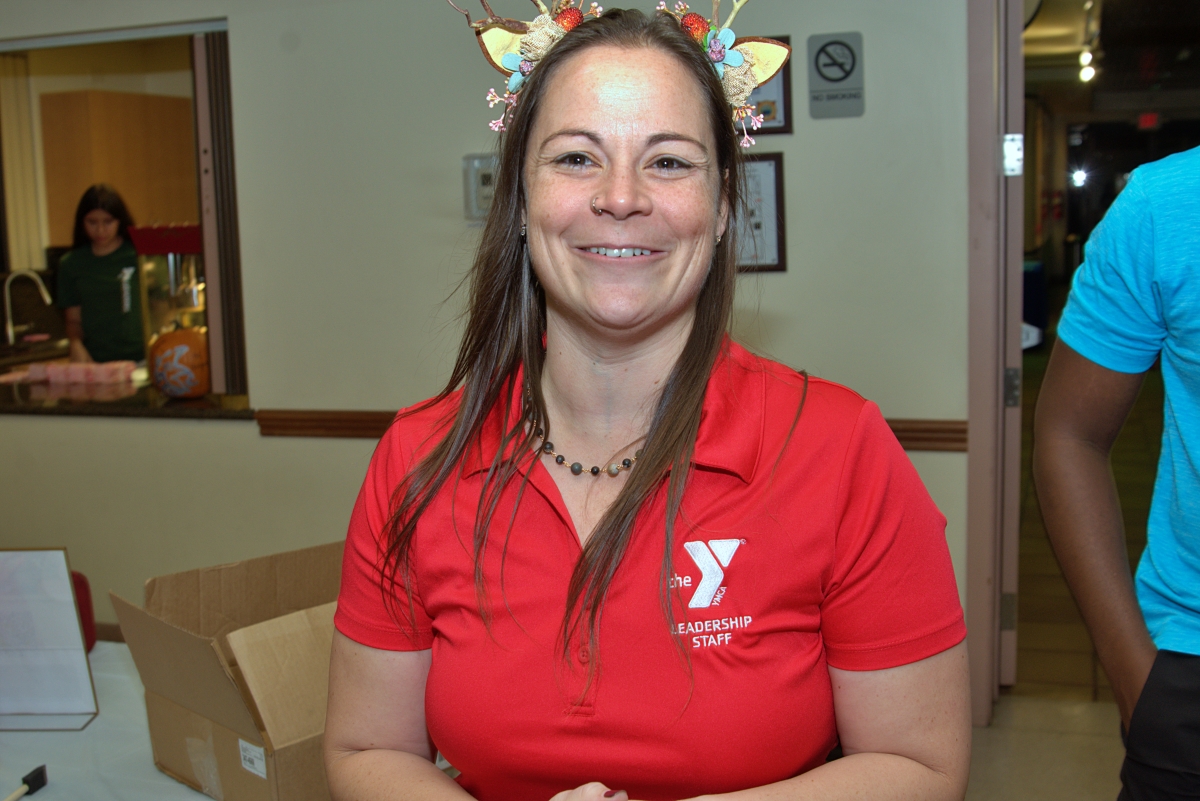 YMCA worker smiling