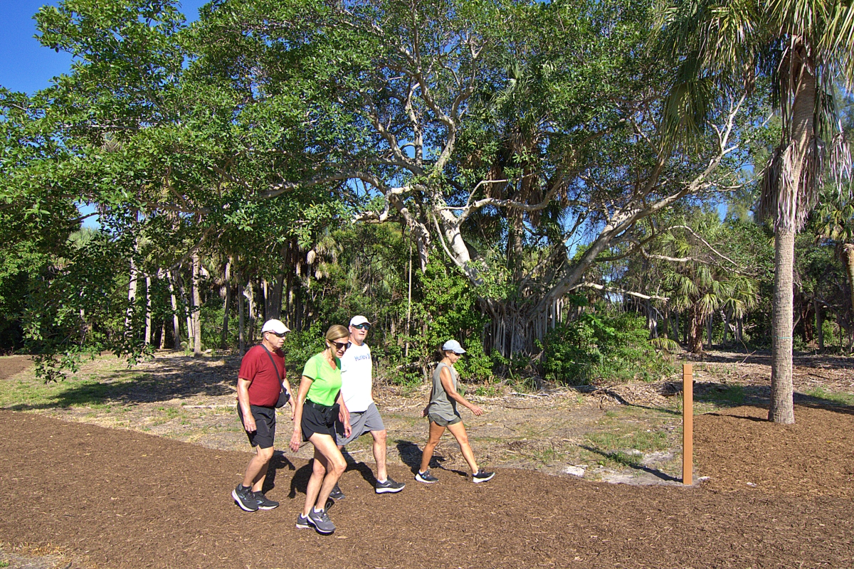 People enjoying a nature walk at Ocean Strand