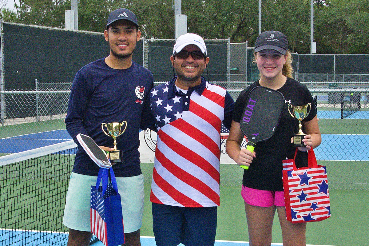 Pickleball winners from Fabulous Fourth