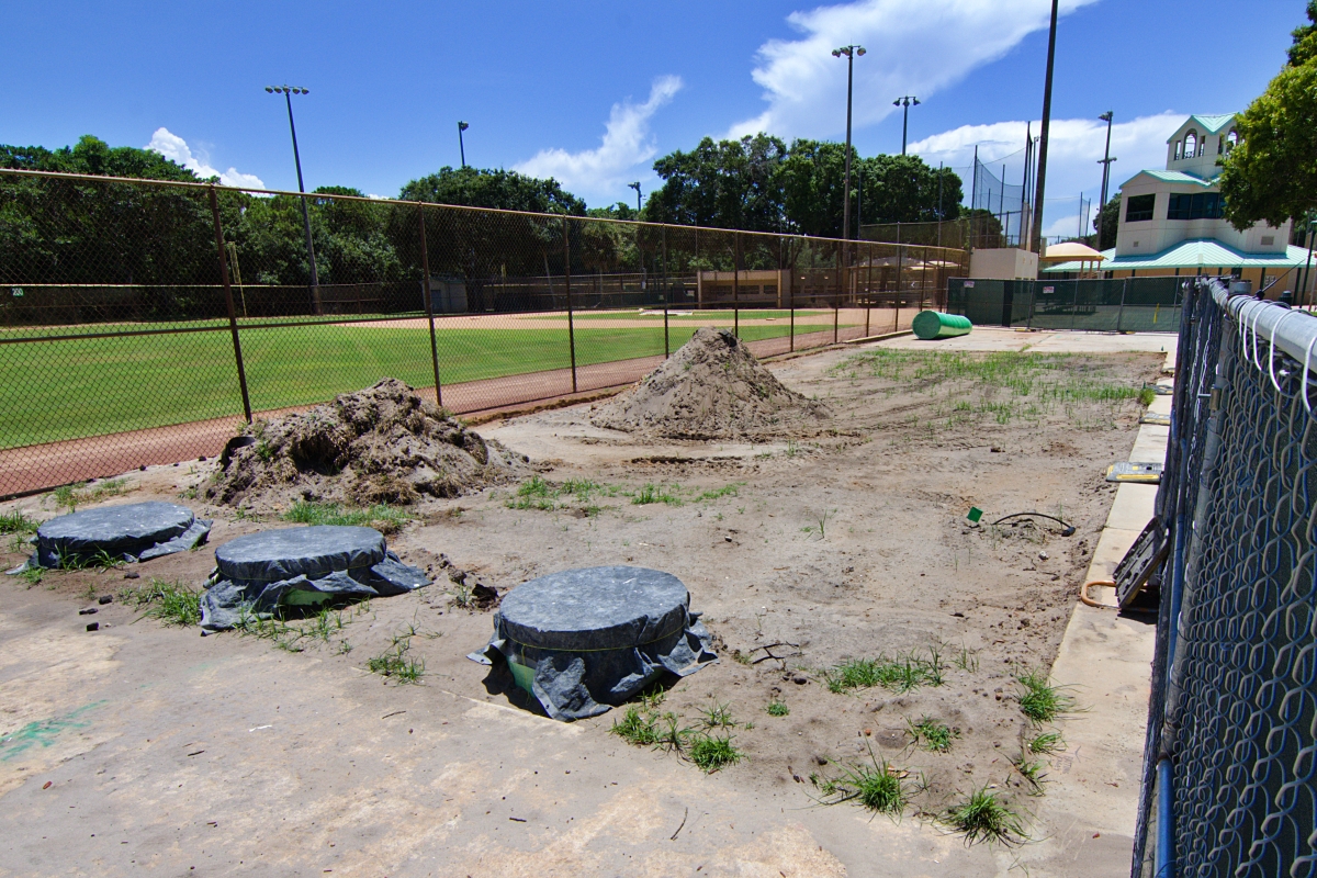 Field Construction at Sugar Sand Park