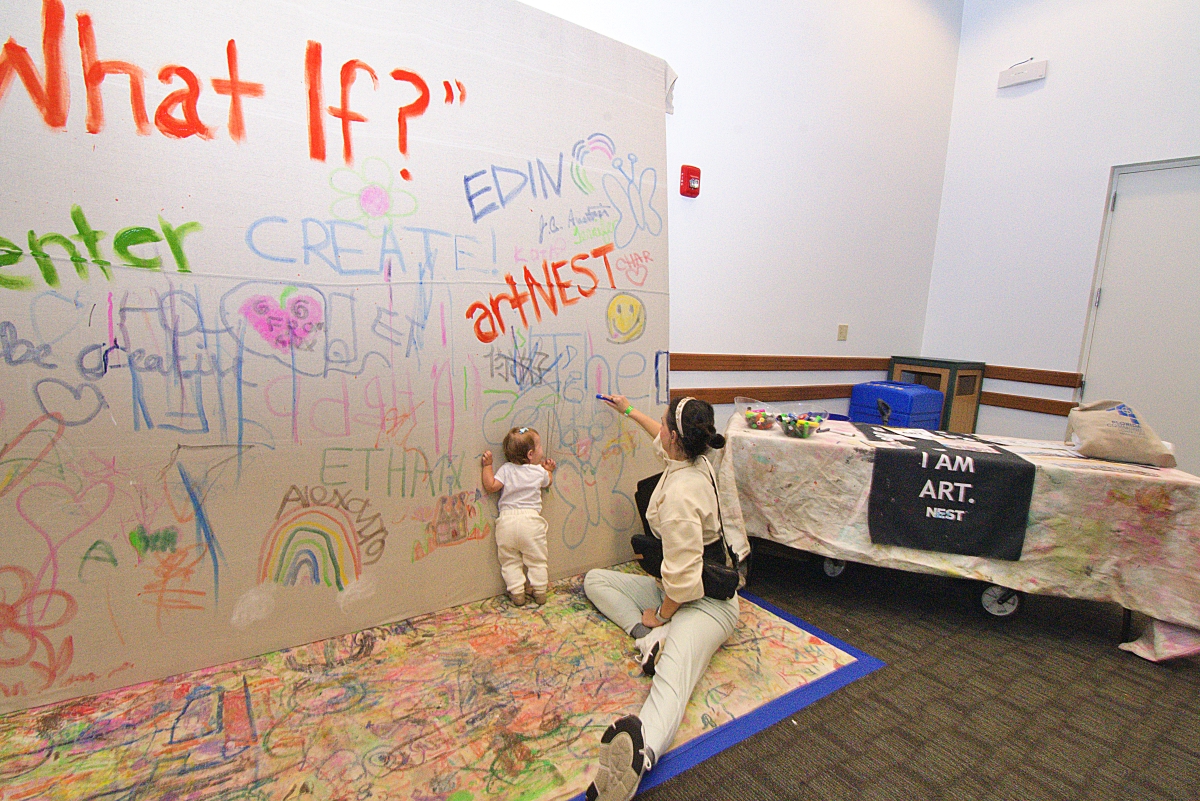 The Center's community mural