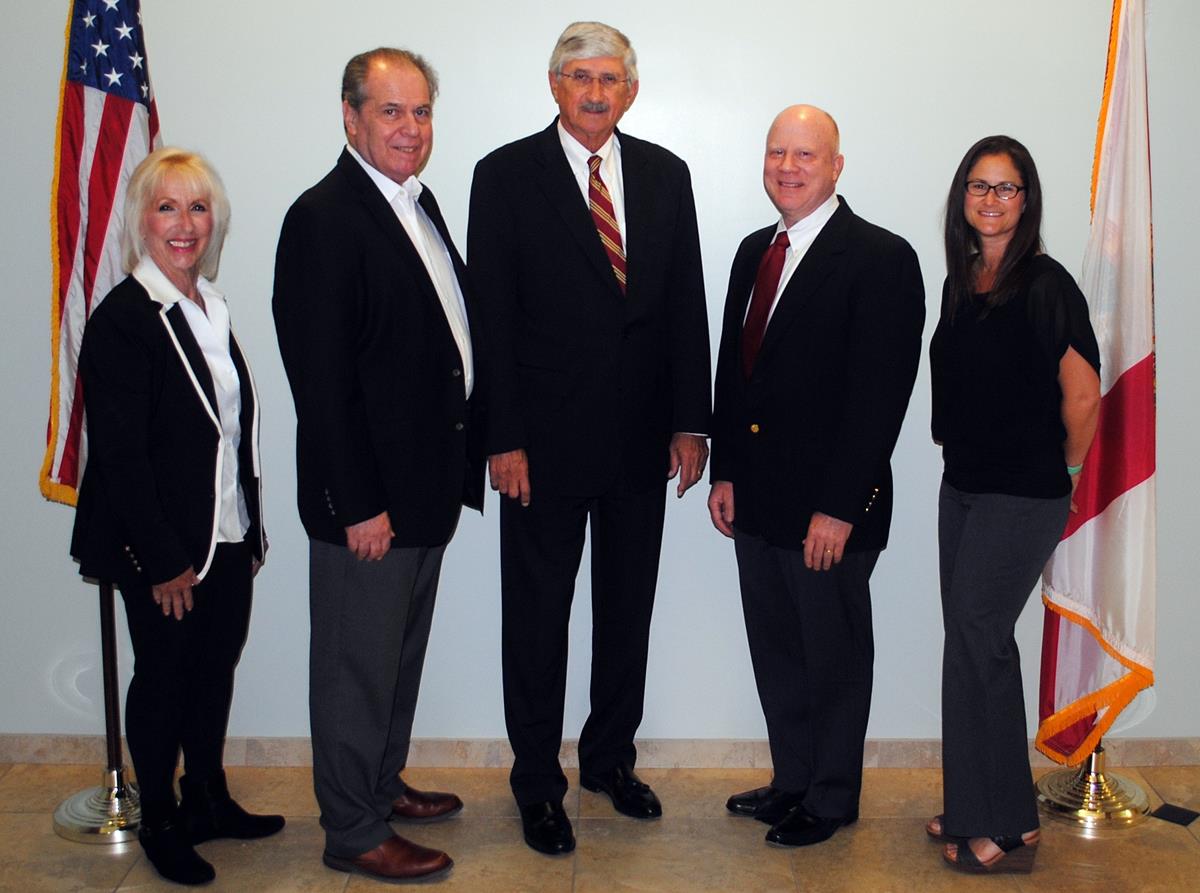 Greater Boca Raton Beach and Park District Commissioners (L to R) Susan Vogelgesang (Chair), Steven Engel, Robert Rollins, Craig Ehrnst and Erin Wright (Vice-Chair) voted to reduce the millage rate for the 2021 fiscal year.