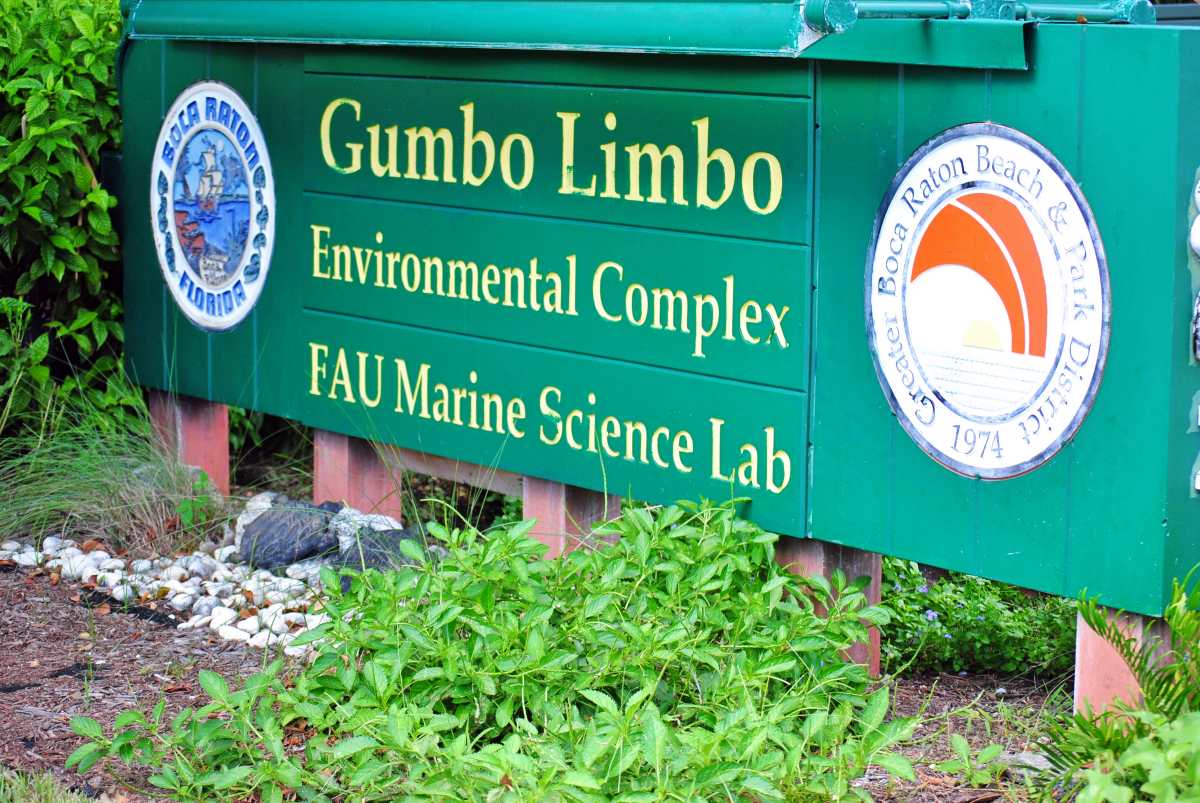 Gumbo Limbo Nature Center Sign