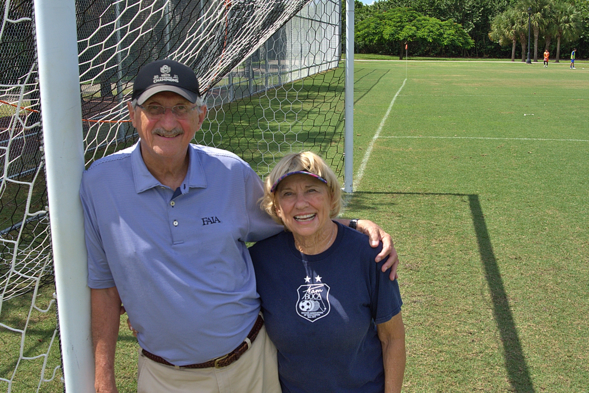 Commissioner Robert Rollins with wife Shirley