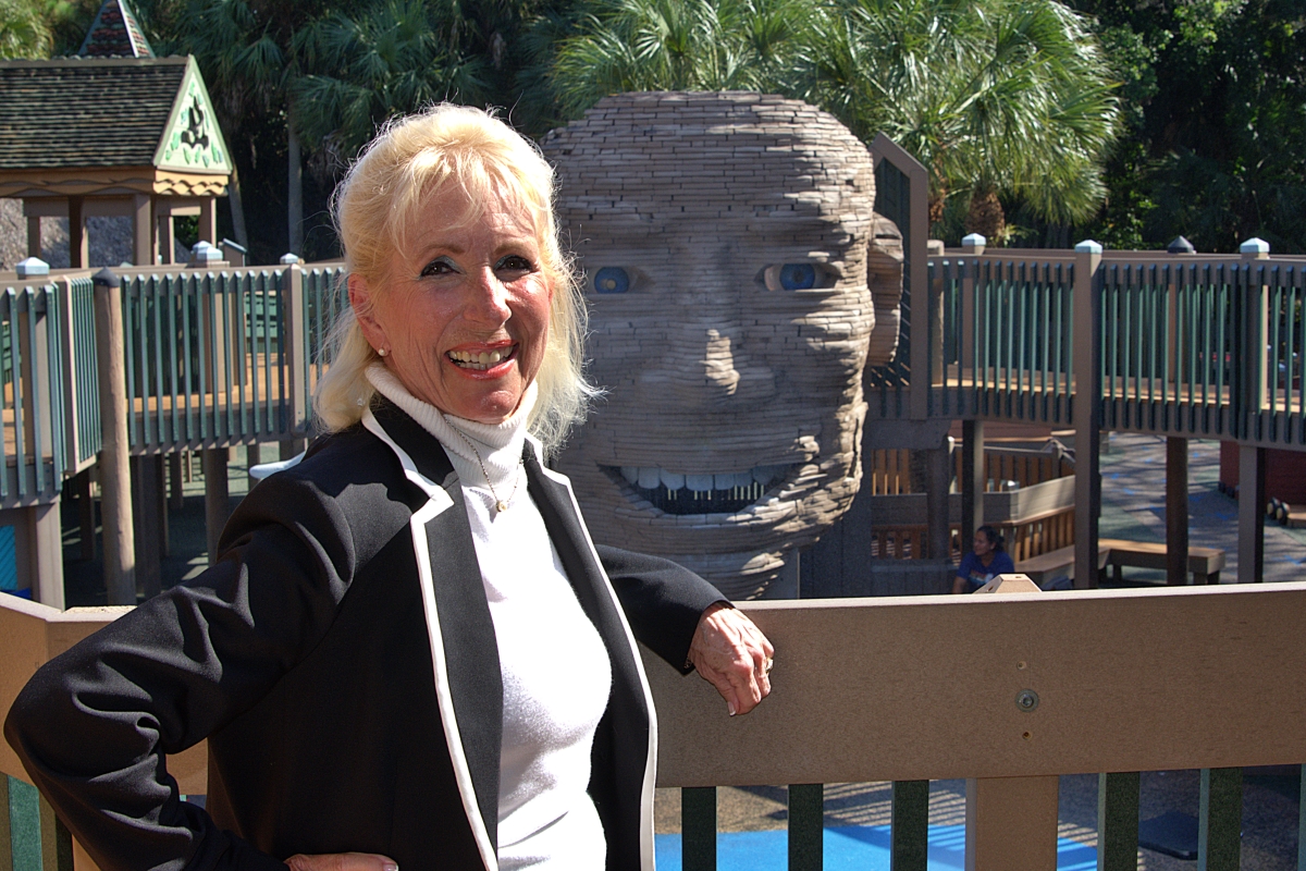 Commissioner Suzi Vogelgesang at Sugar Sand Park