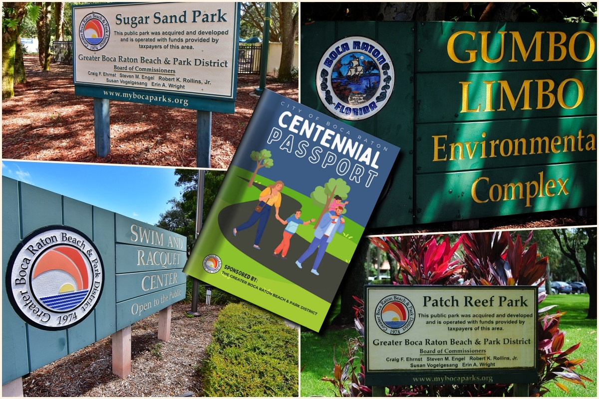 Centennial Passport and District Park Signs