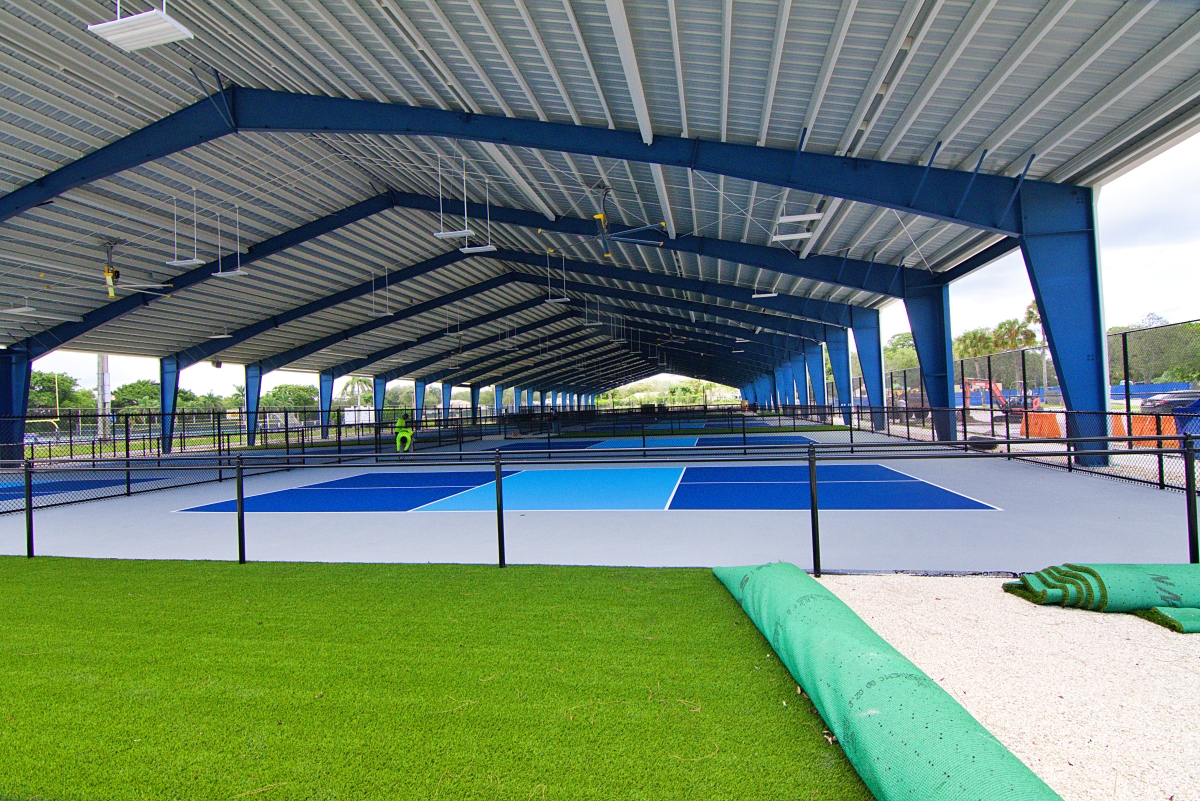 Patch Reef covered Pickleball Courts