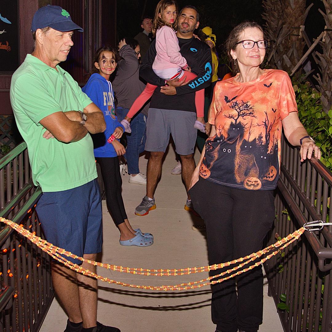 Haunted Hammock line for the first show