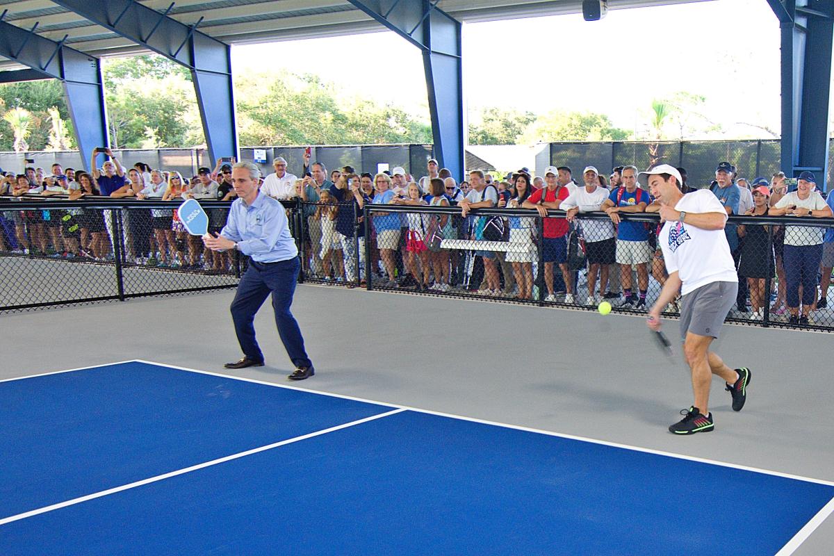 Brian Levine and Mayor Scott Singer