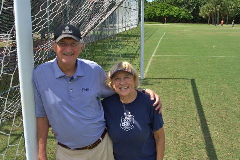 Commissioner Bob Rollins with wife Shirley