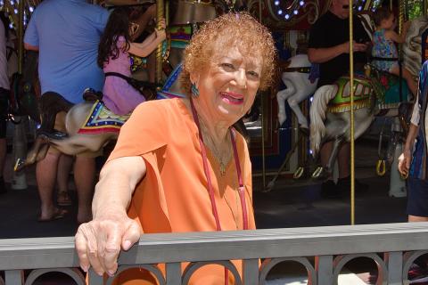 Elaine Kleinman at the Sugar Sand Carousel