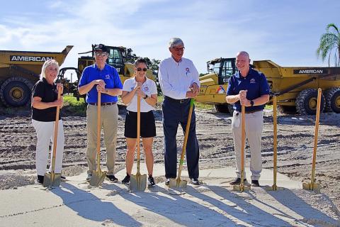 District Commissioners With The Shovels